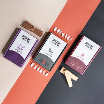 Bhairav + Maa + Om Rudraksh Dhoop Sticks Bundle