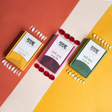 Kanak Champa + Malti Mogra + Rajvi Gulab Dhoop Sticks Bundle